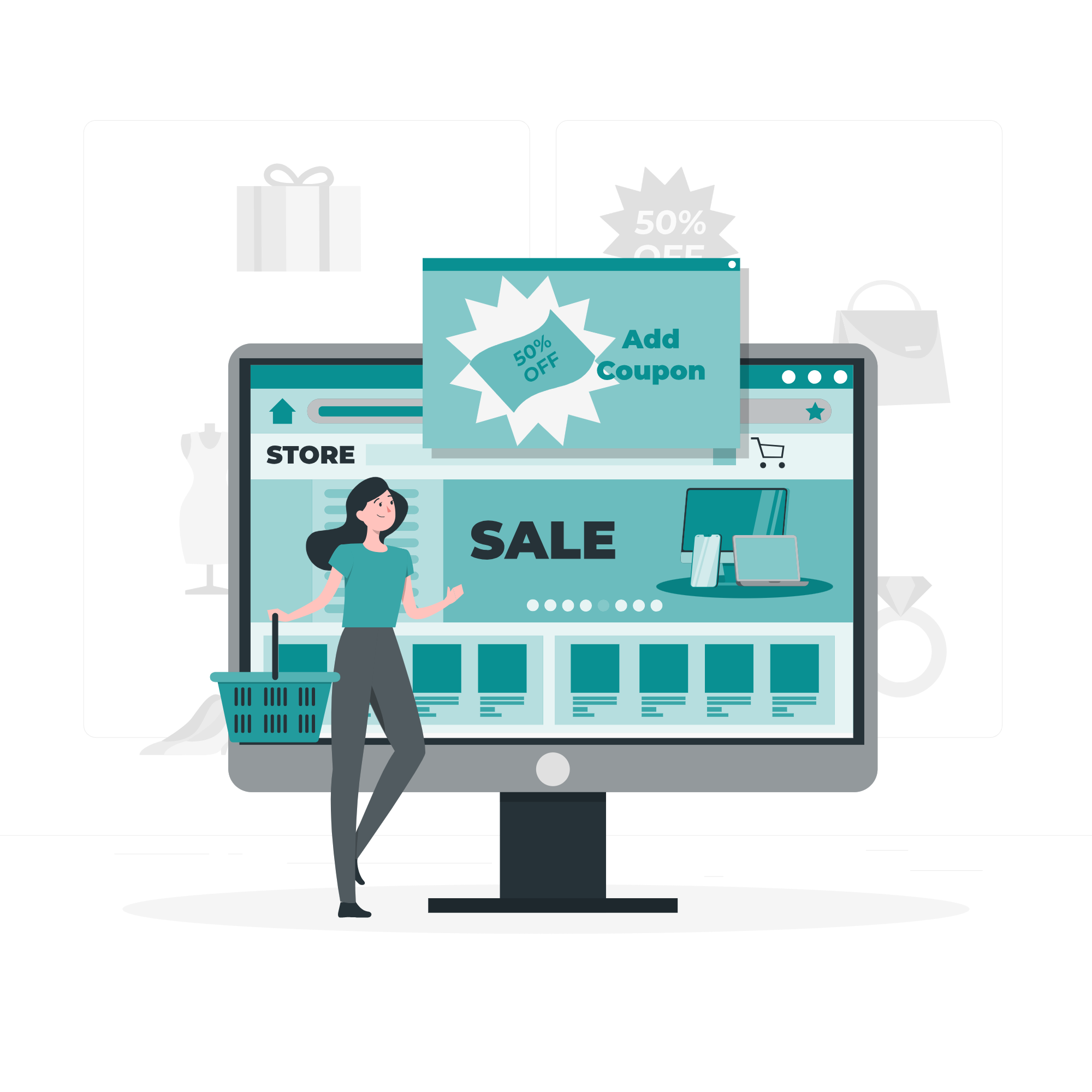 A team analyzing digital growth charts